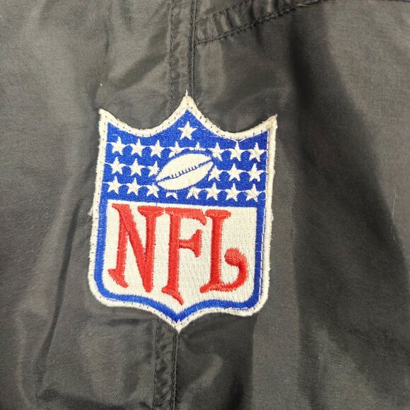 Vintage Pittsburgh Steelers Apex One NFL Black Windbreaker Jacket Size XL - Picture 7 of 9